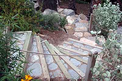 Spiral stone staircase