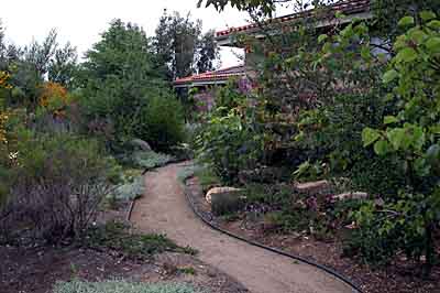 Inviting decomposed granite path